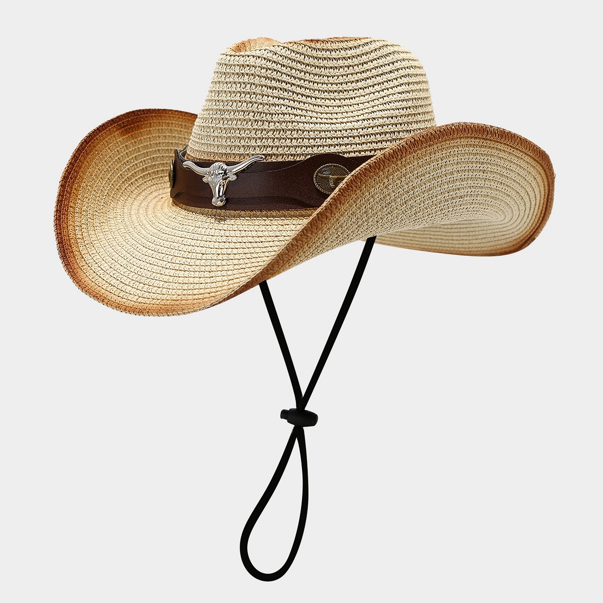 Cowboy Hat Straw - Nowy kapelusz słomkowy w stylu kowbojskim,