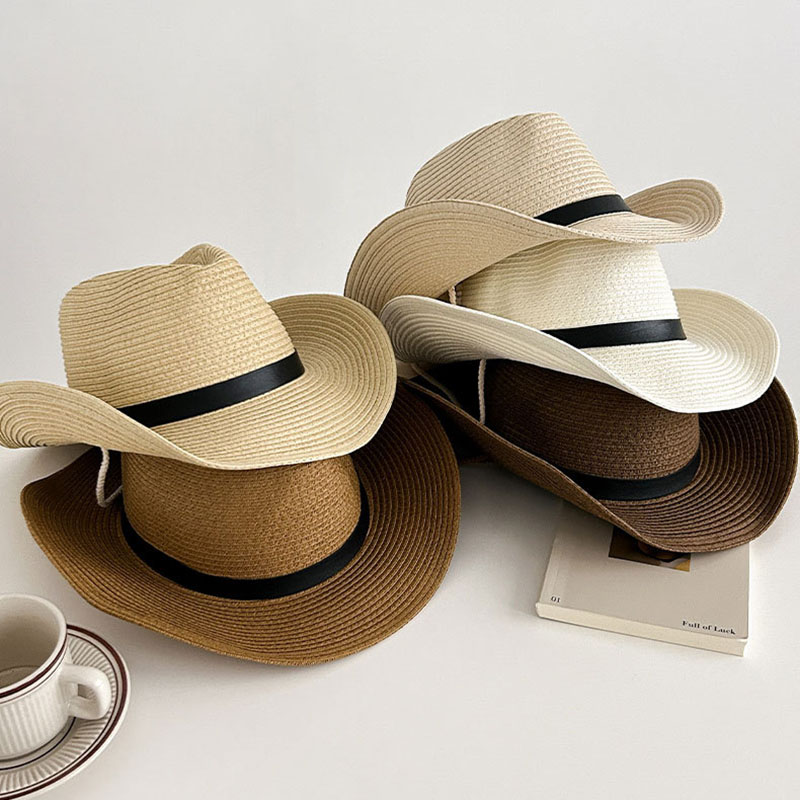 Cowboy Hat Straw - Gorąco sprzedająca się wiosenna kowbojska czapka
