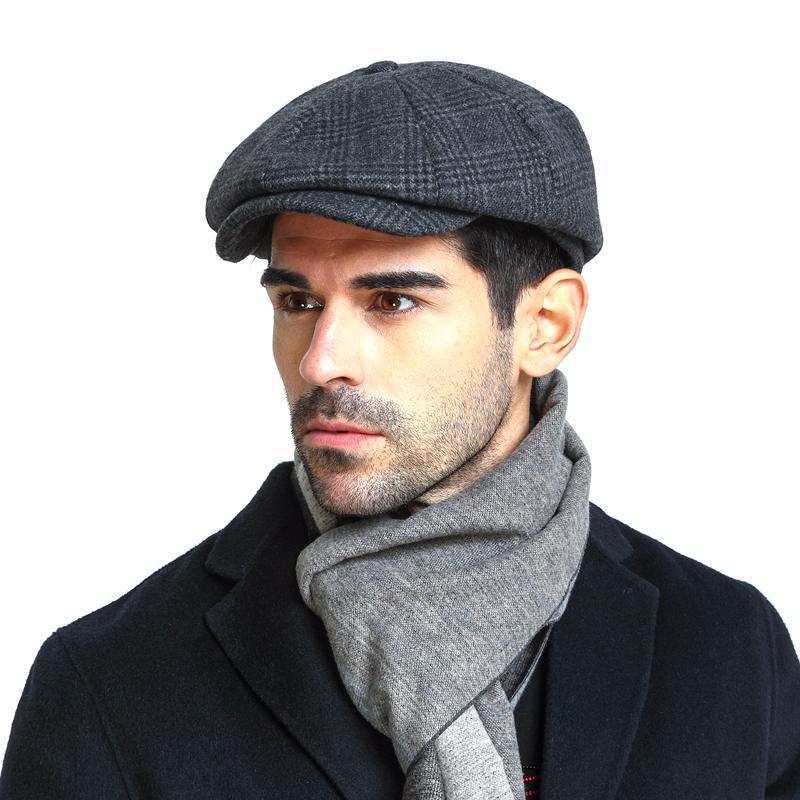 Newsboy Cap Ivy - Duża głowa Oversize Plus rozmiar męski