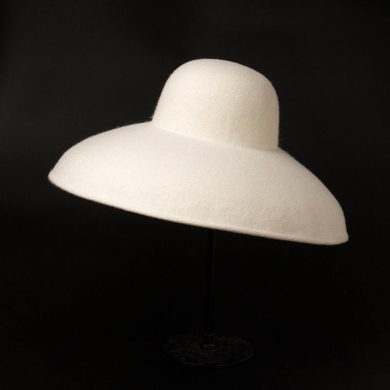 Klasyczny duży szeroki rondo k – Fedora Hat Wool recenzja i cena