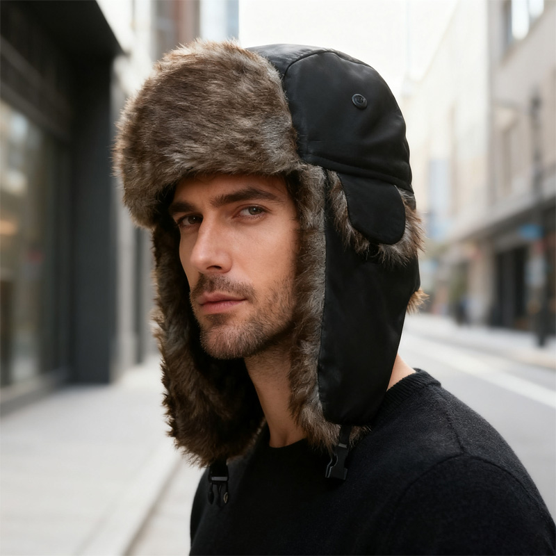 Zimowa rosyjska uszanka męska  – Winter Trapper Hat recenzja i cena