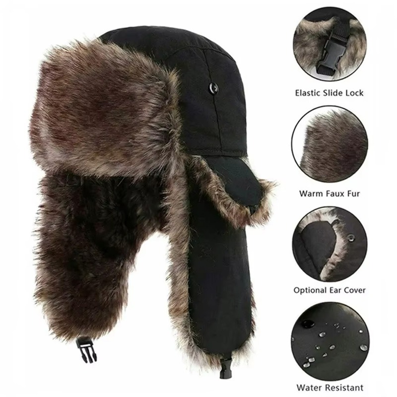 Zimowa rosyjska uszanka męska  – Winter Trapper Hat recenzja i cena