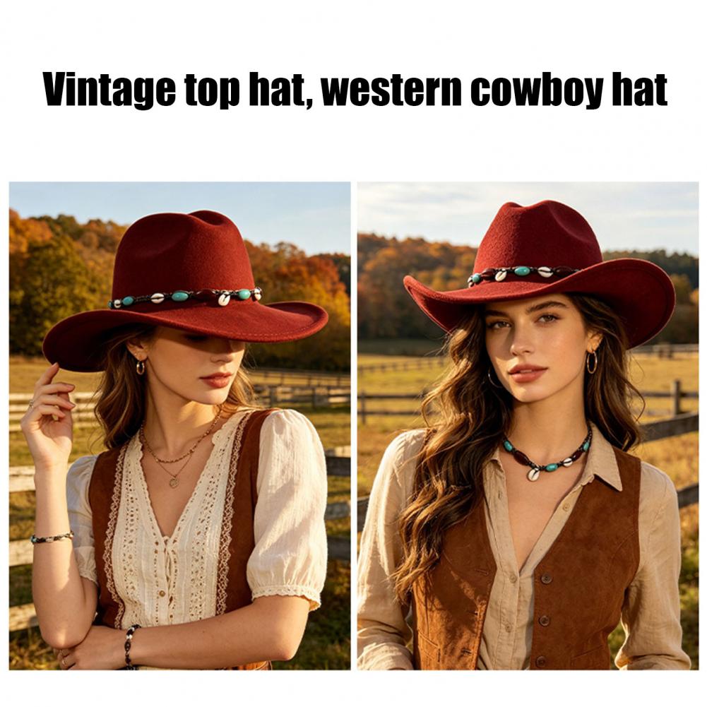 Kapelusz w stylu westernowym,  – Fedora Hat Wool recenzja i cena