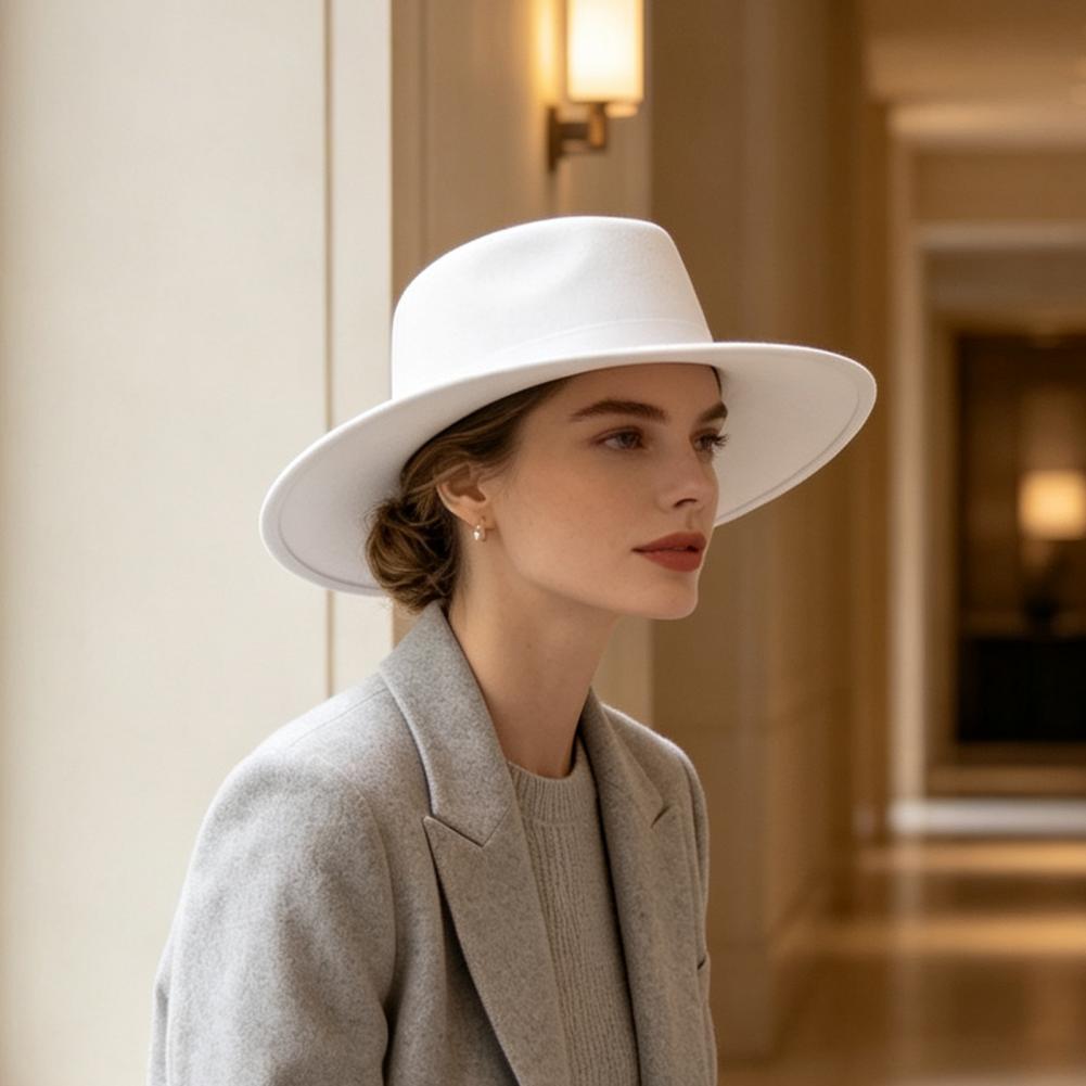 Damski kapelusz fedora z szero – Fedora Hat Wool recenzja i cena
