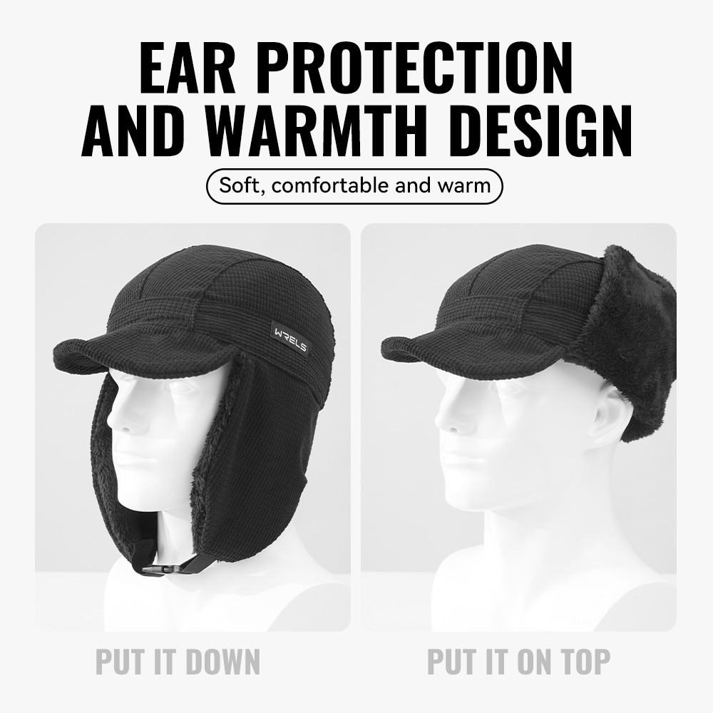 Czapka zimowa WRELS, wiatroodp – Trapper Hat Ear Flap recenzja i cena