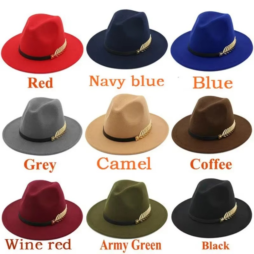 1 szt. Nowa moda unisex mężczy – Fedora Hat Wool recenzja i cena