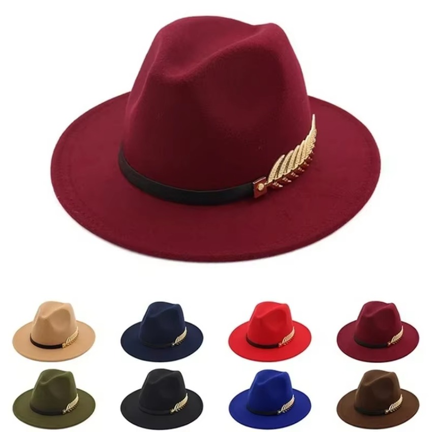 1 szt. Nowa moda unisex mężczy – Fedora Hat Wool recenzja i cena